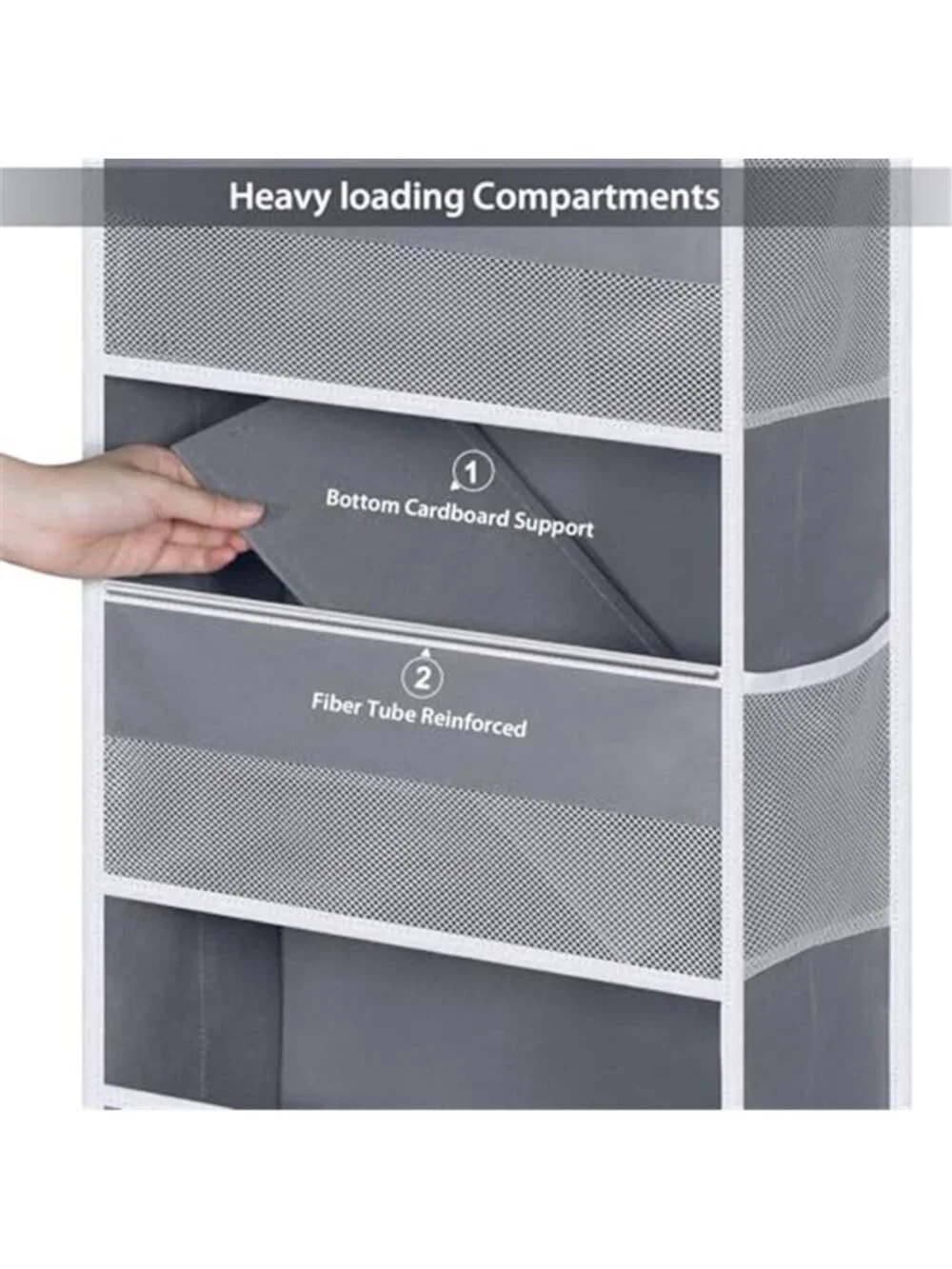 Over Door Organizer Hanging Storage Shelves Closet Nursery Bathroom Pockets